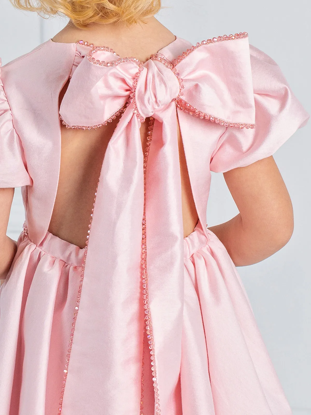 Girl's backless baptism dress - BARBIE