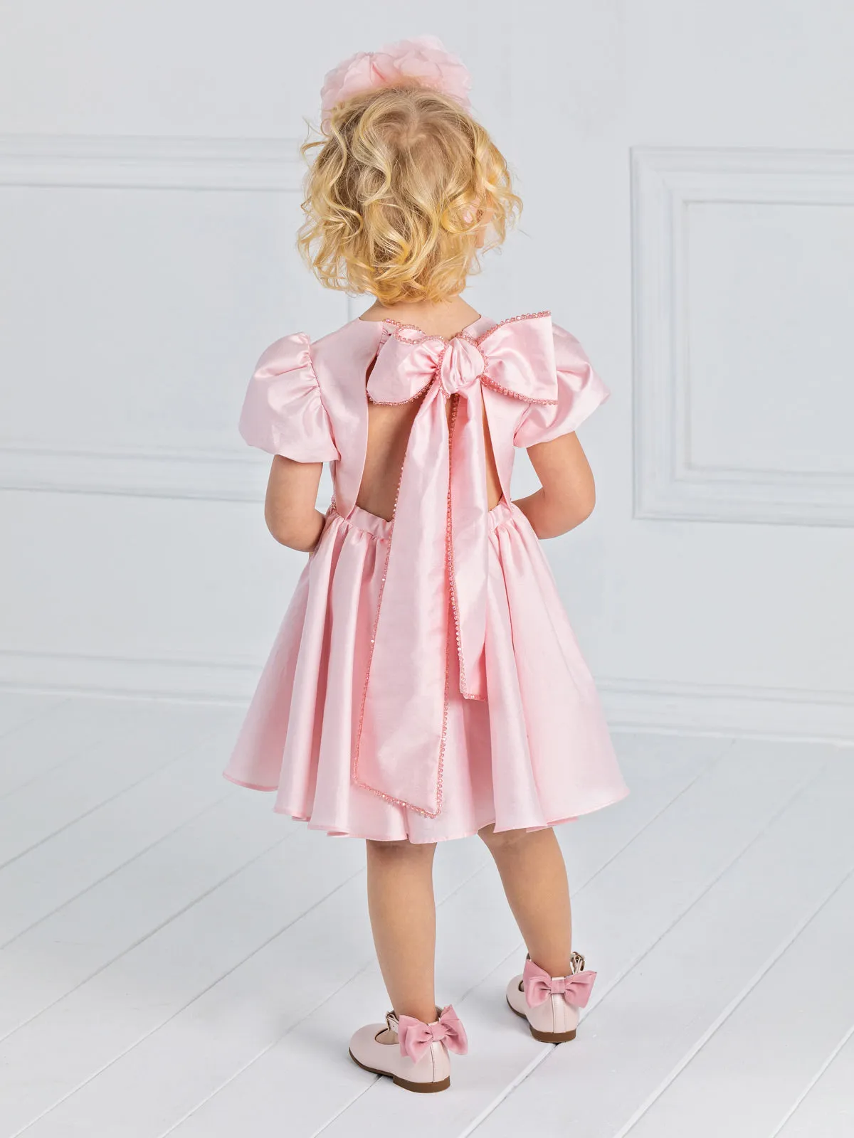 Girl's backless baptism dress - BARBIE