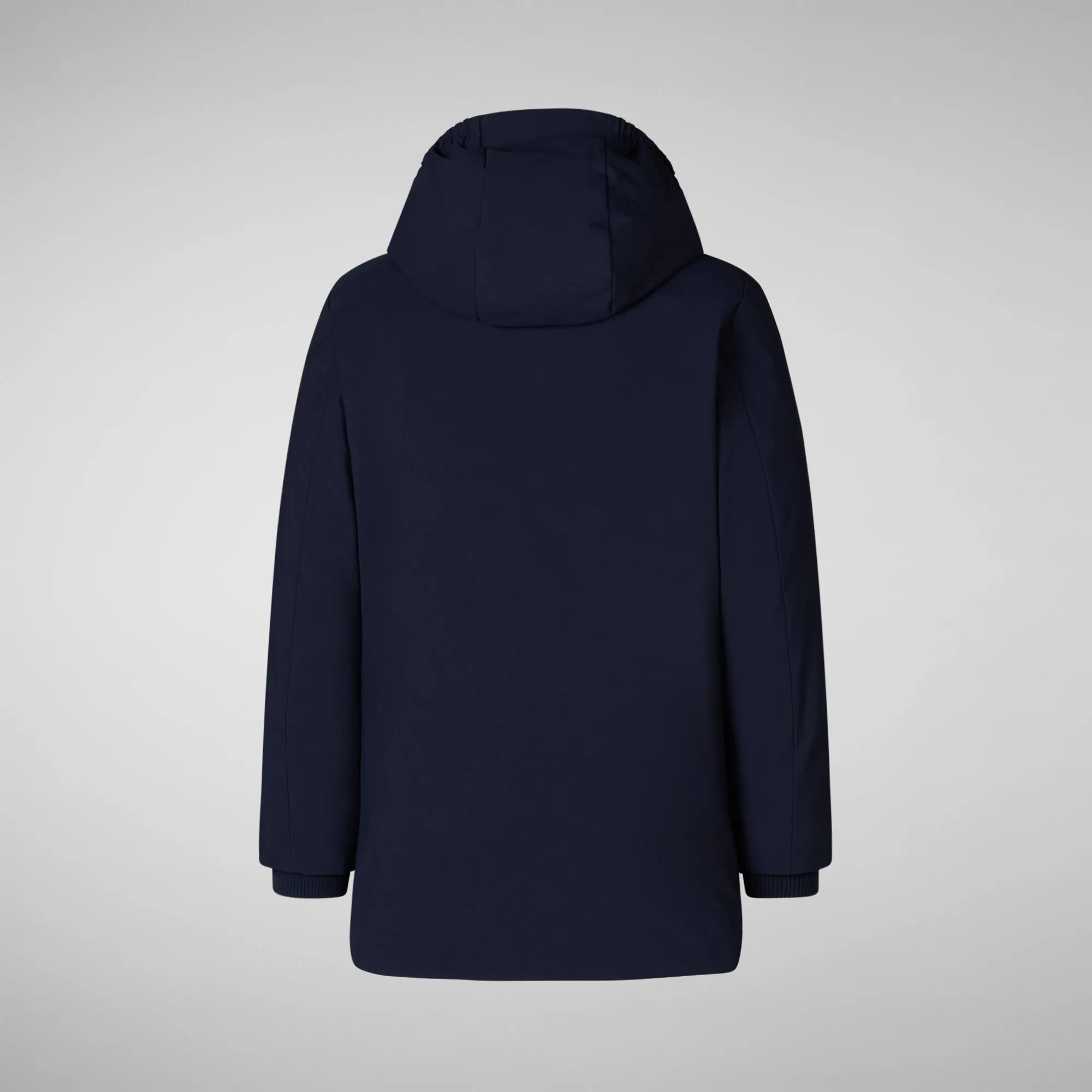 Girls' hooded parka Ally in Navy Blue