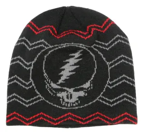 Grateful Dead Knit Beanie Steal your Face Hat Black