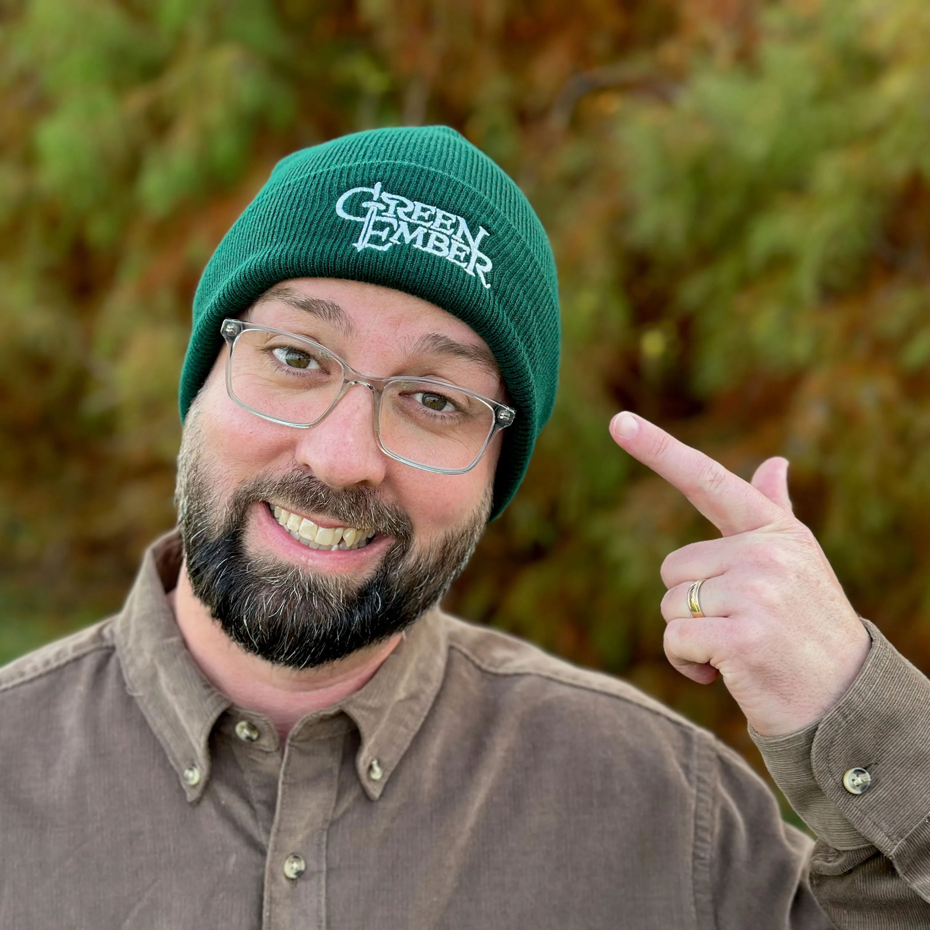 Green Ember Beanie