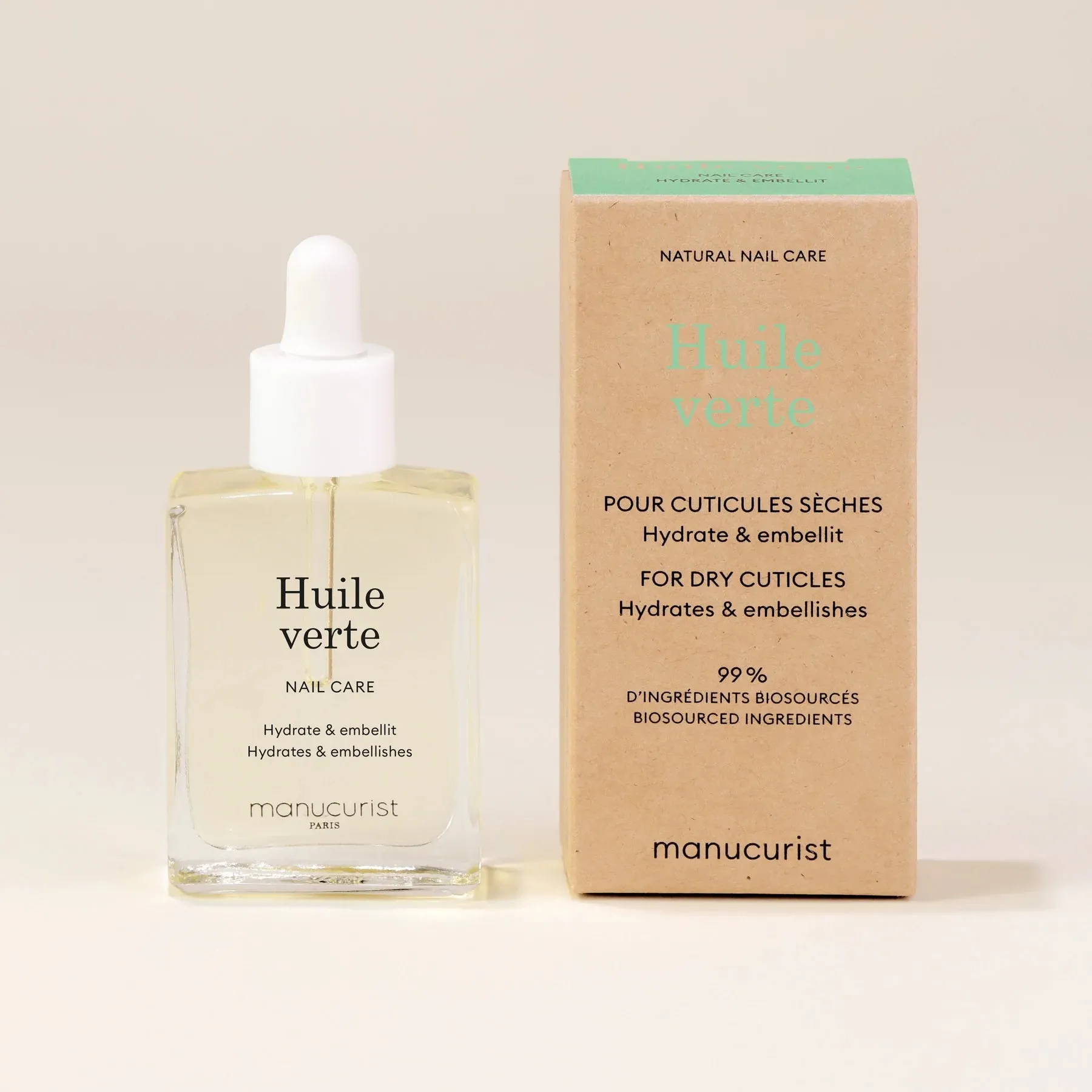 Green Vegan Huile Verte Cutical & Nail Oil | 15ml