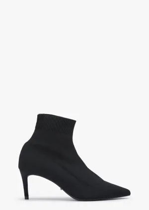 Gwen Black Sock Knit