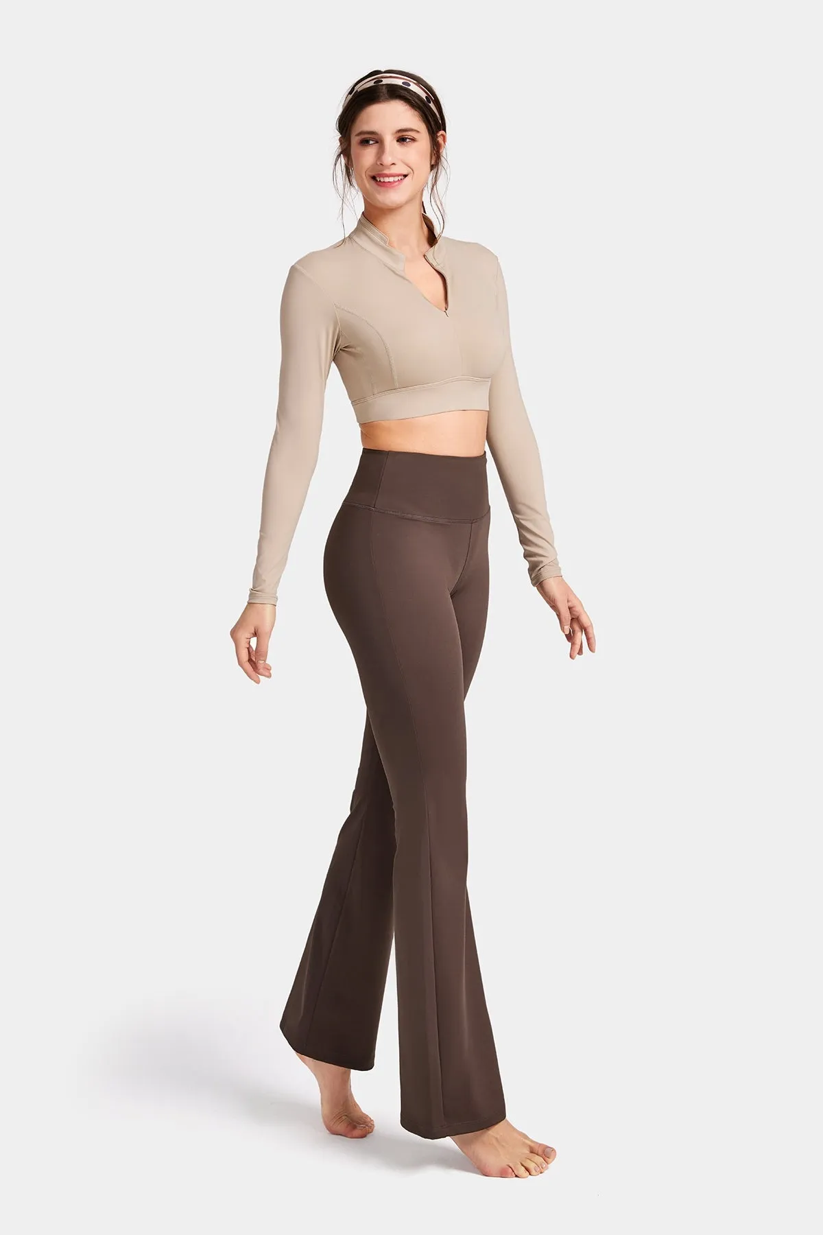 High-Rise Flared Pant in Full Length