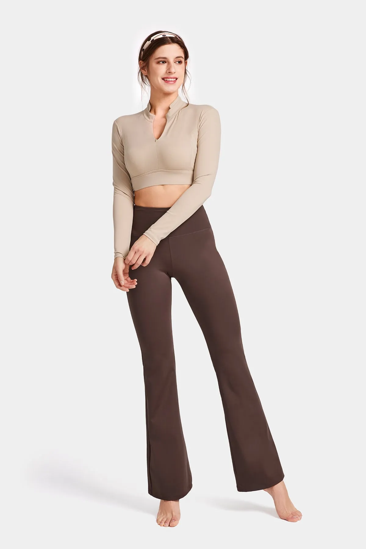 High-Rise Flared Pant in Full Length