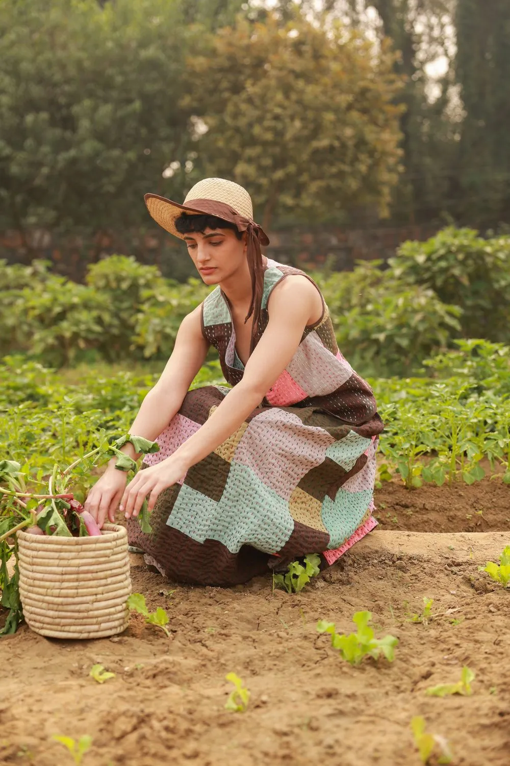 IRENE KANTHA PATCHWORK SKIRT