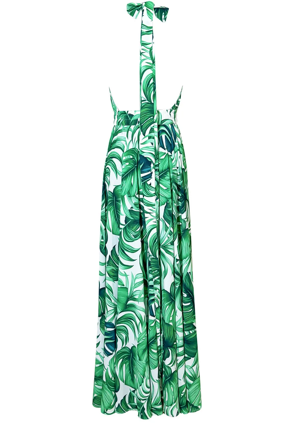 Jungle – Monstera White / Green Vera Dress