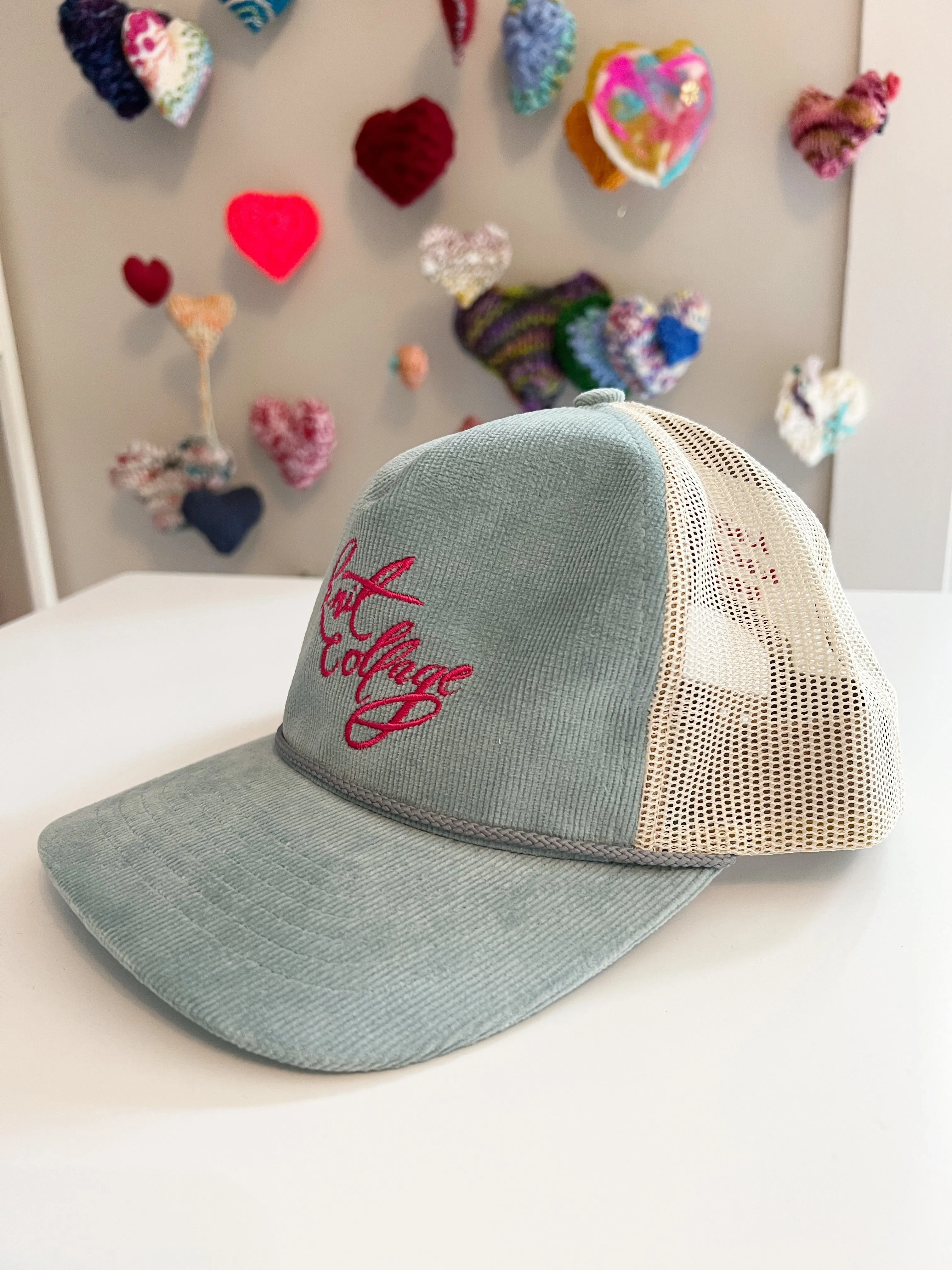 Knit Collage Logo Hat