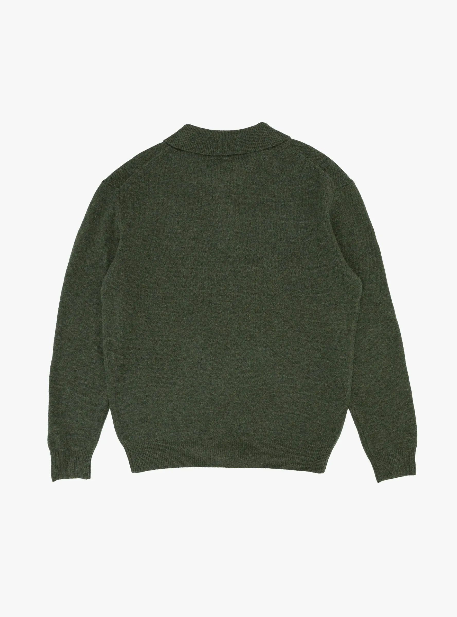 Knit Polo 9G Green