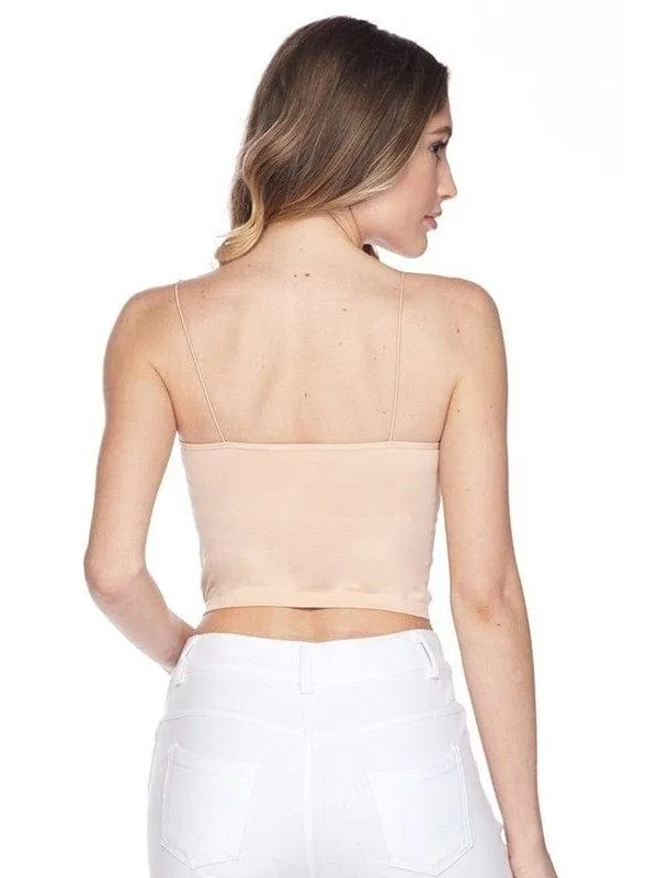 Lady's Seamless Crop Camisole