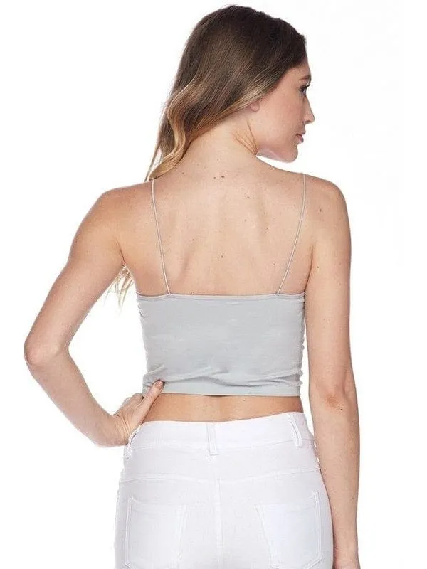 Lady's Seamless Crop Camisole