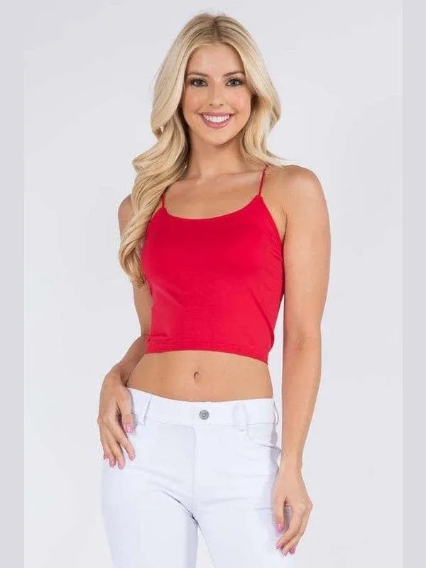 Lady's Seamless Crop Camisole