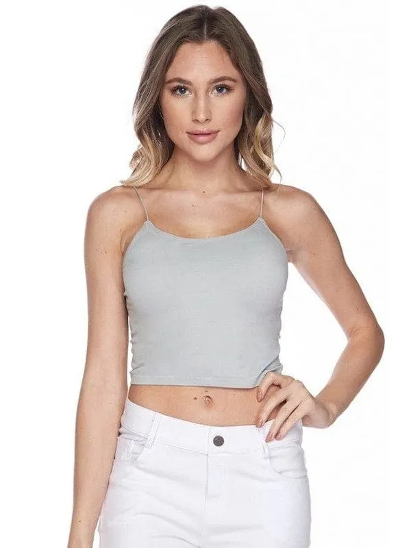 Lady's Seamless Crop Camisole