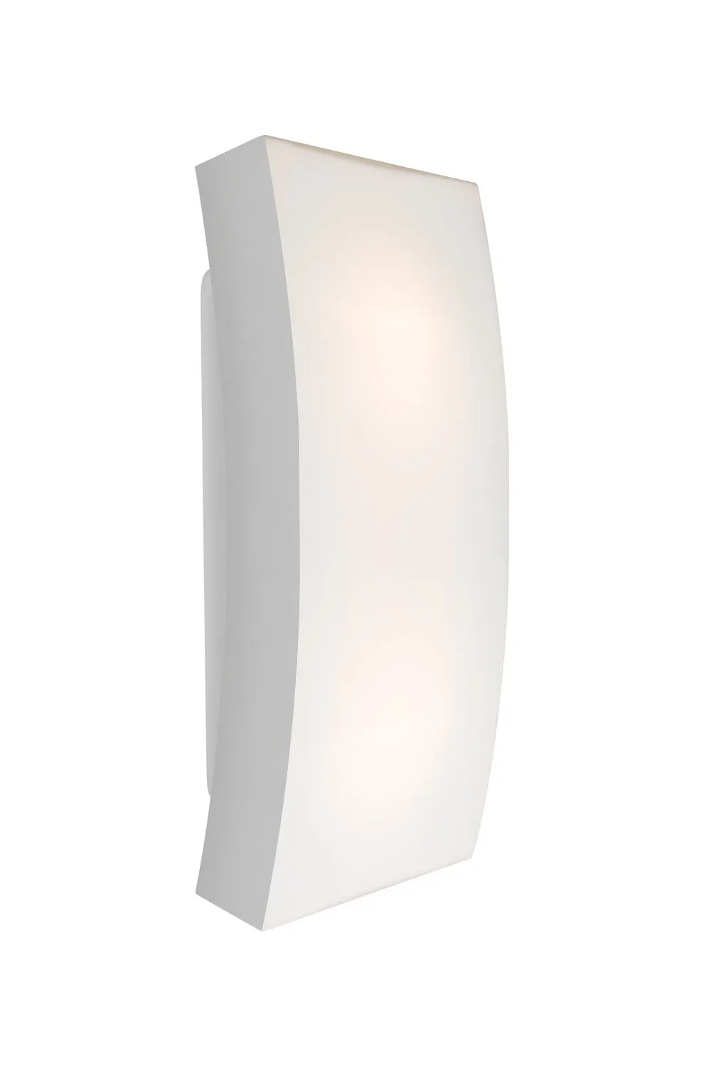 LED Outdoor Wall Sconce from the Billow Collection in Silver Finish by Besa