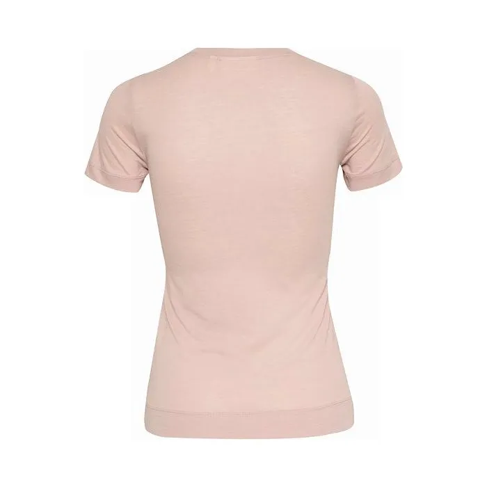 LegendIW Base 100% Cotton Short Sleeve Top Dusty Pink