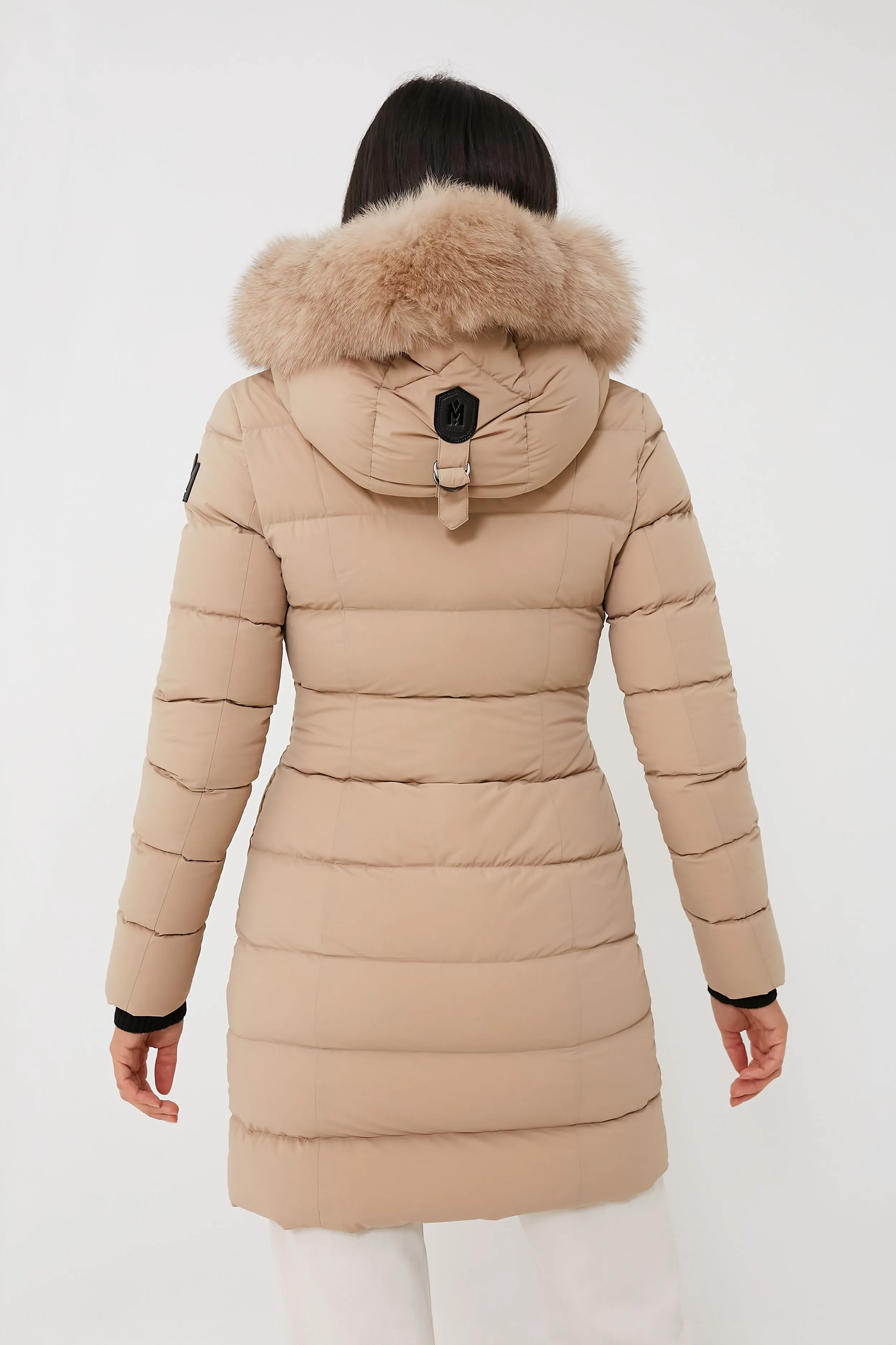 Light Camel Calla Down Coat