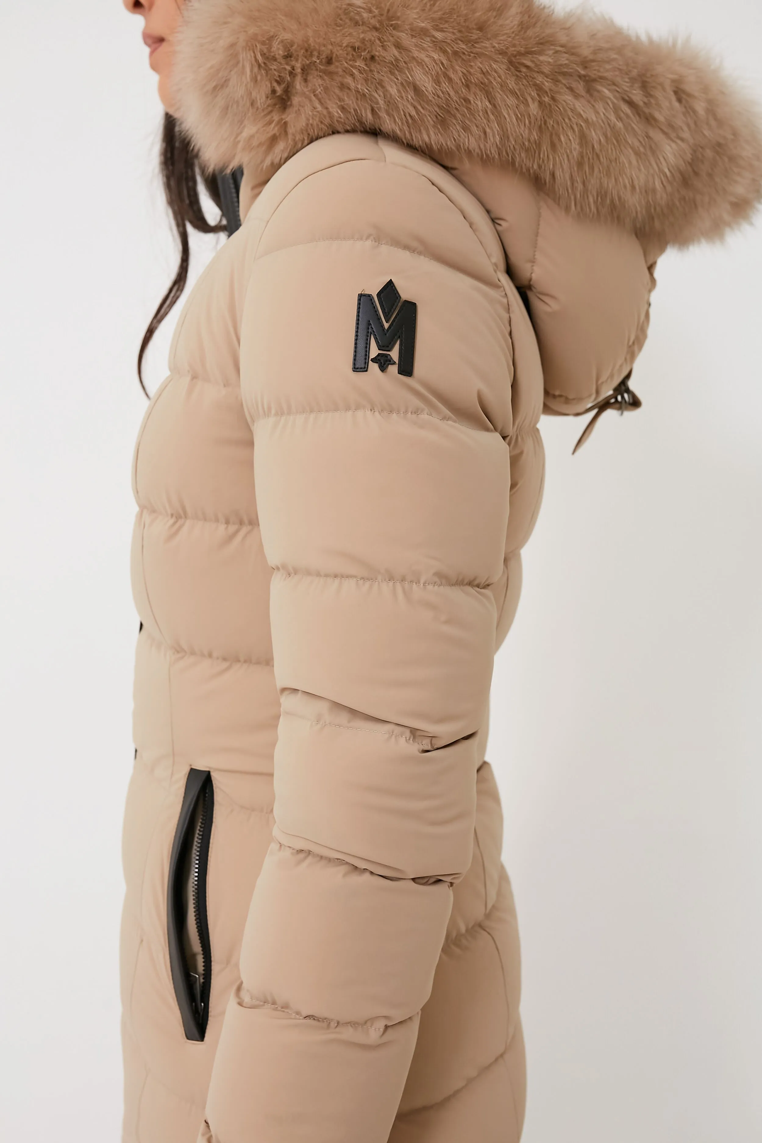 Light Camel Calla Down Coat