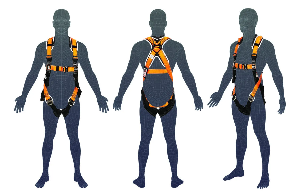 LINQ Elite Riggers Harness- Maxi (XL-2XL) cw Harness Bag (NBHAR)  H301-2XL