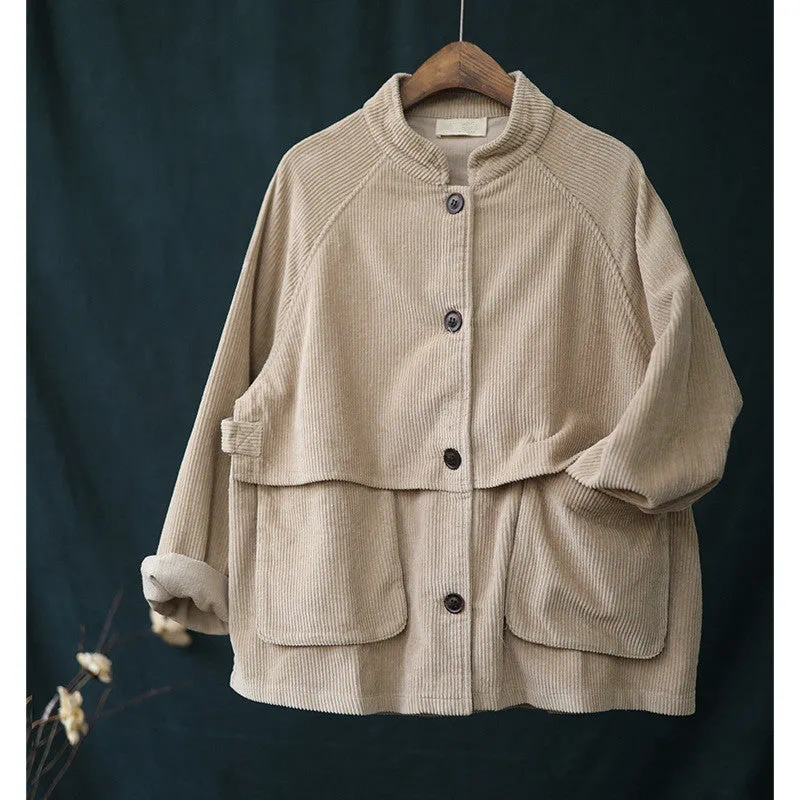 Long Sleeve Corduroy Jacket