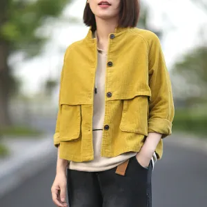 Long Sleeve Corduroy Jacket