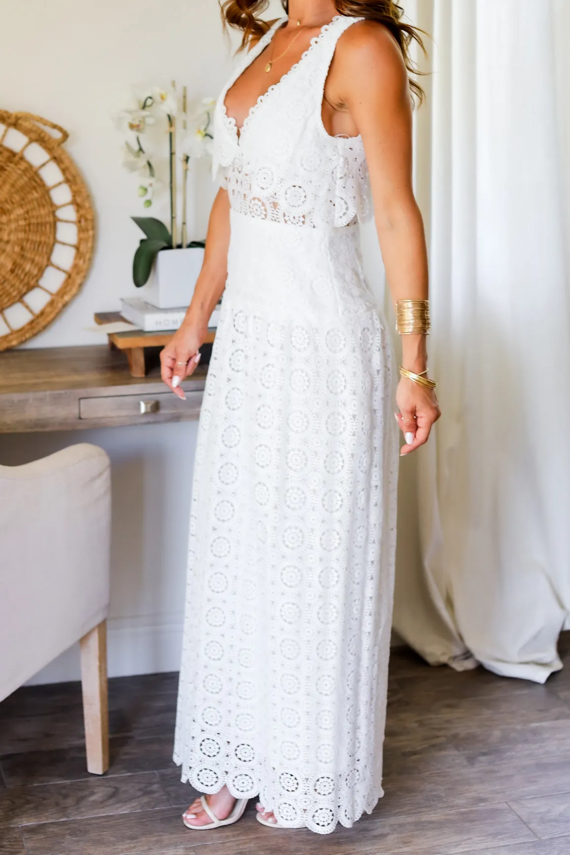 Melinda Lace Maxi Dress