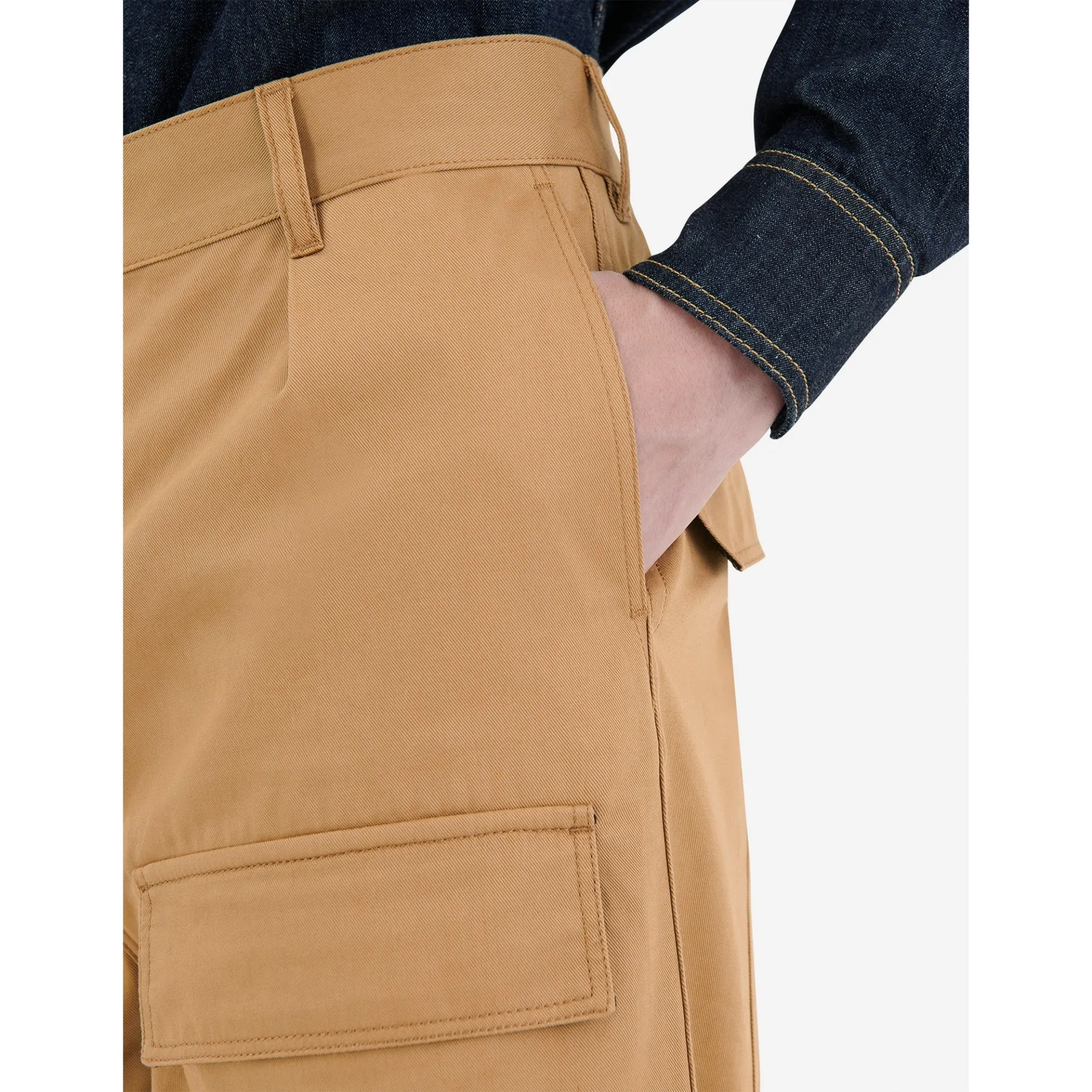 Men Cargo Pants - Camel