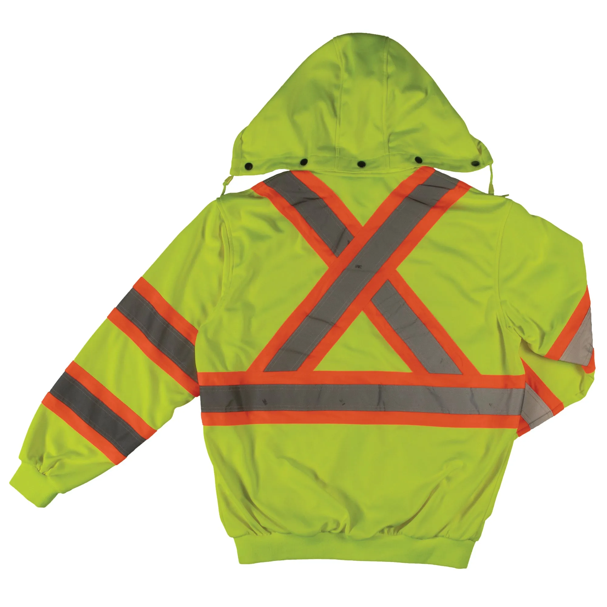 Men's Work King Hi-Visibility Zip Front Hoody