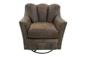 Mesa West Channelback Swivel Glider