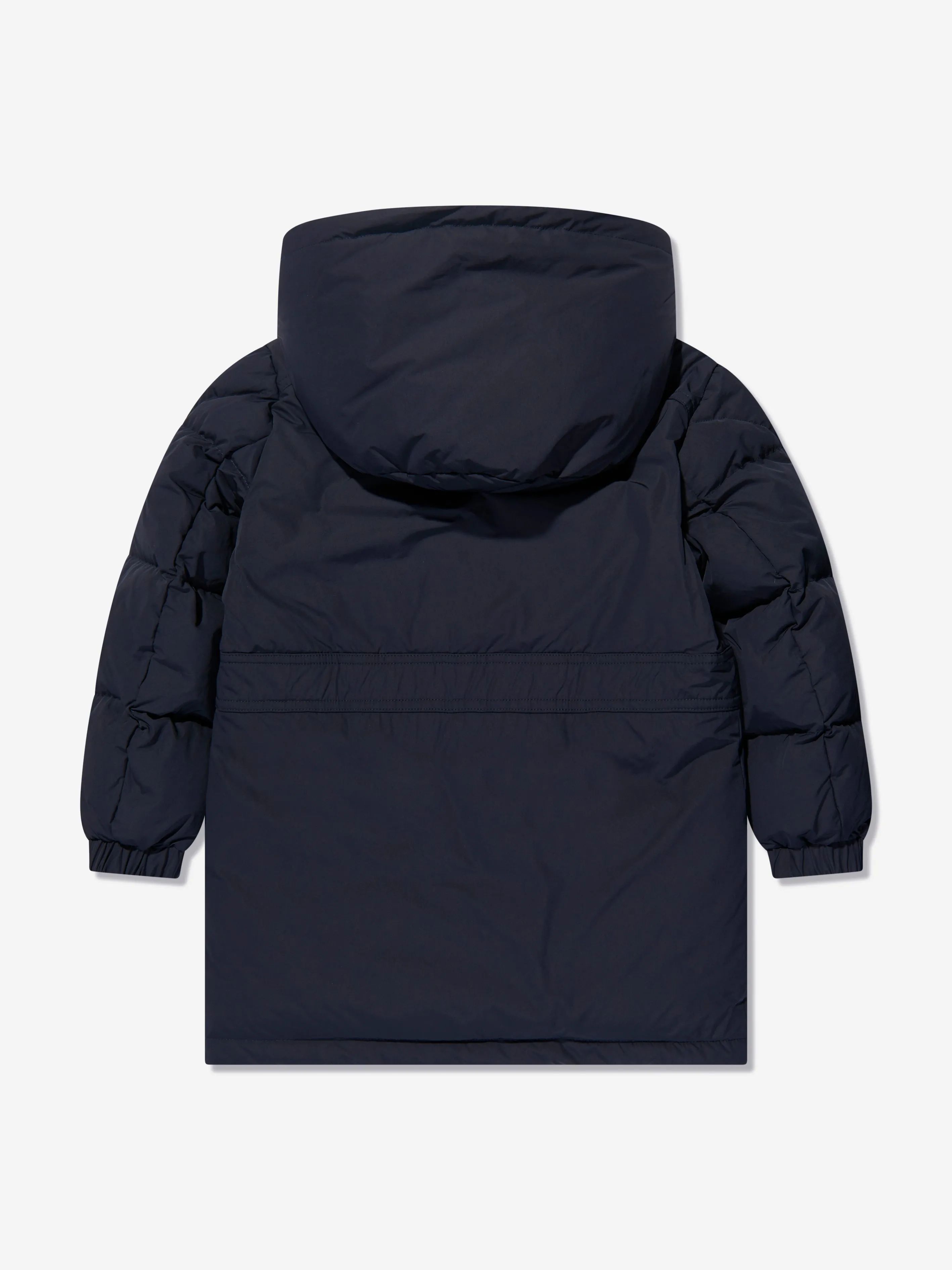 Moncler Enfant Boys Down Padded Truyere Long Parka in Navy