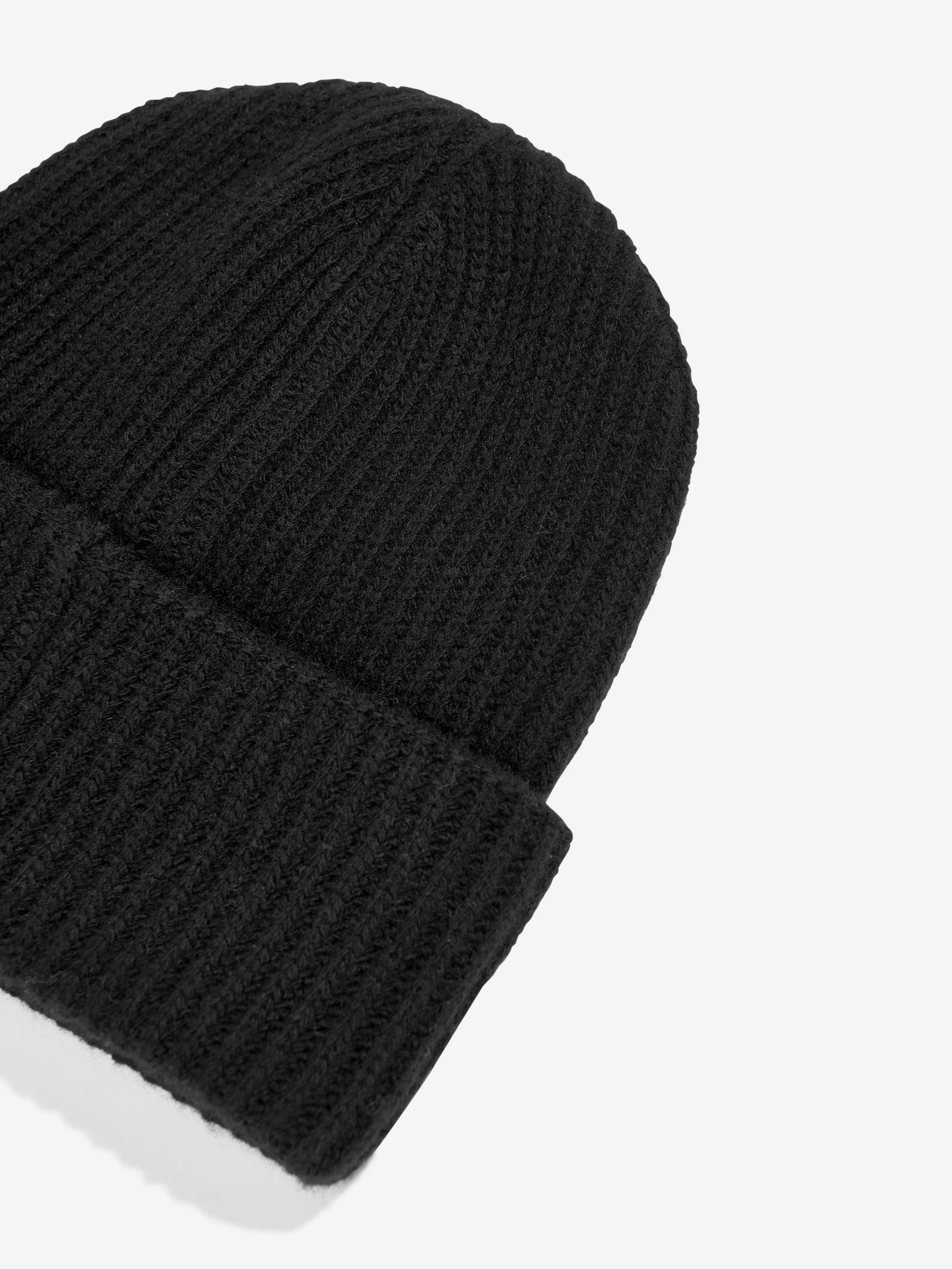 Moncler Enfant Boys Wool Logo Beanie Hat in Black