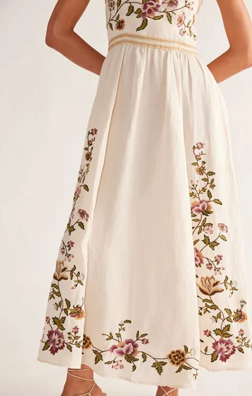 MOS - Camille Maxi Dress - Ivory