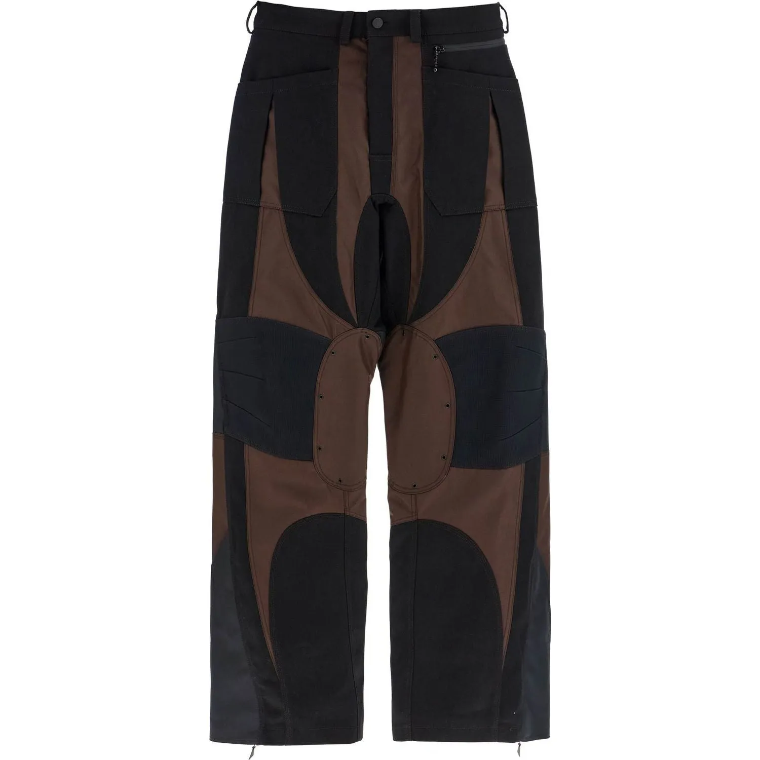 Mugler patchwork cargo pants with