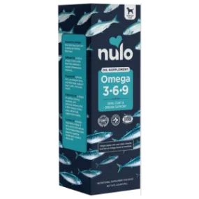 Nulo Omega 3-6-9 Fish Oil for Dogs Food Supplement 16 oz