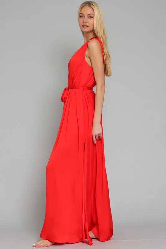 One Shoulder Maxi Dress