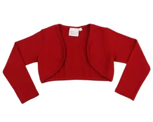 Ooh! La, La! Couture Knit Bolero Jacket  In Red