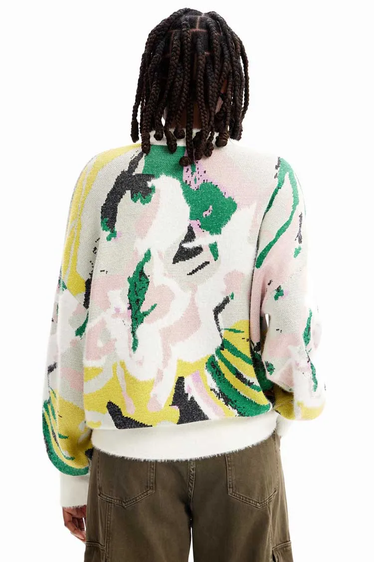 Oversize Arty Jacquard Pullover | FINAL SALE