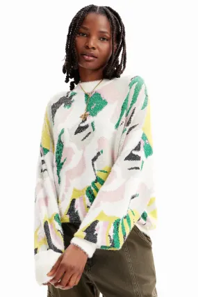 Oversize Arty Jacquard Pullover | FINAL SALE