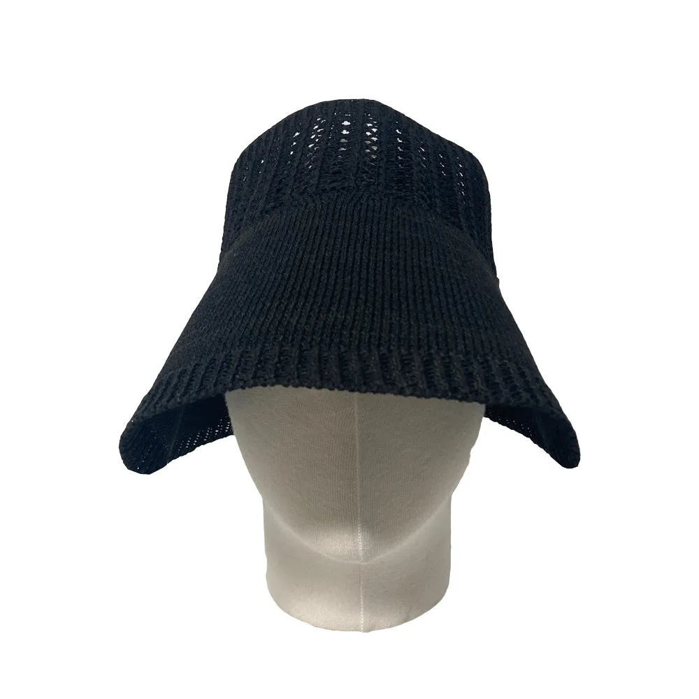 Packable Sun Hat Foldable Cap Summer Knit Beach Bucket Hat YZS0190