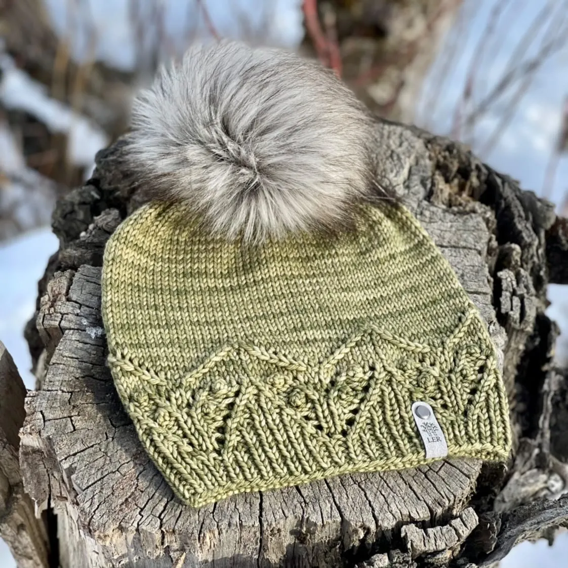 PATTERN ONLY - Lily's Valley Beanie - A Knit Hat PDF Pattern