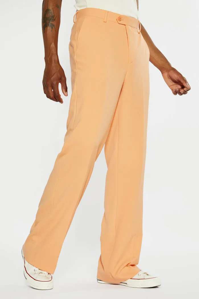 Peach Flared Trousers