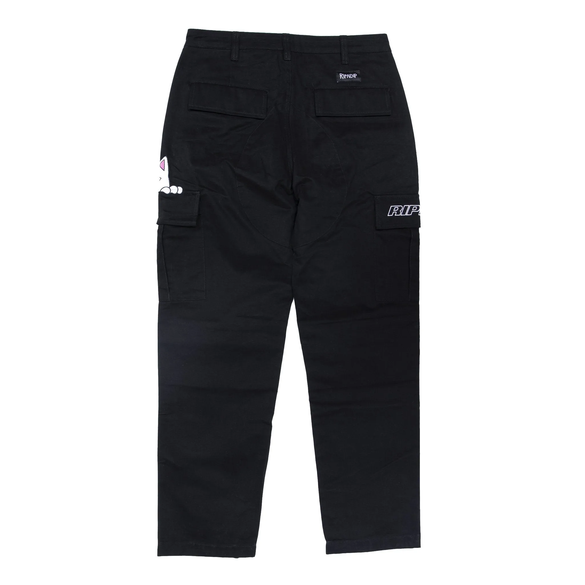 Peek A Nermal Cargo Pants (Black)