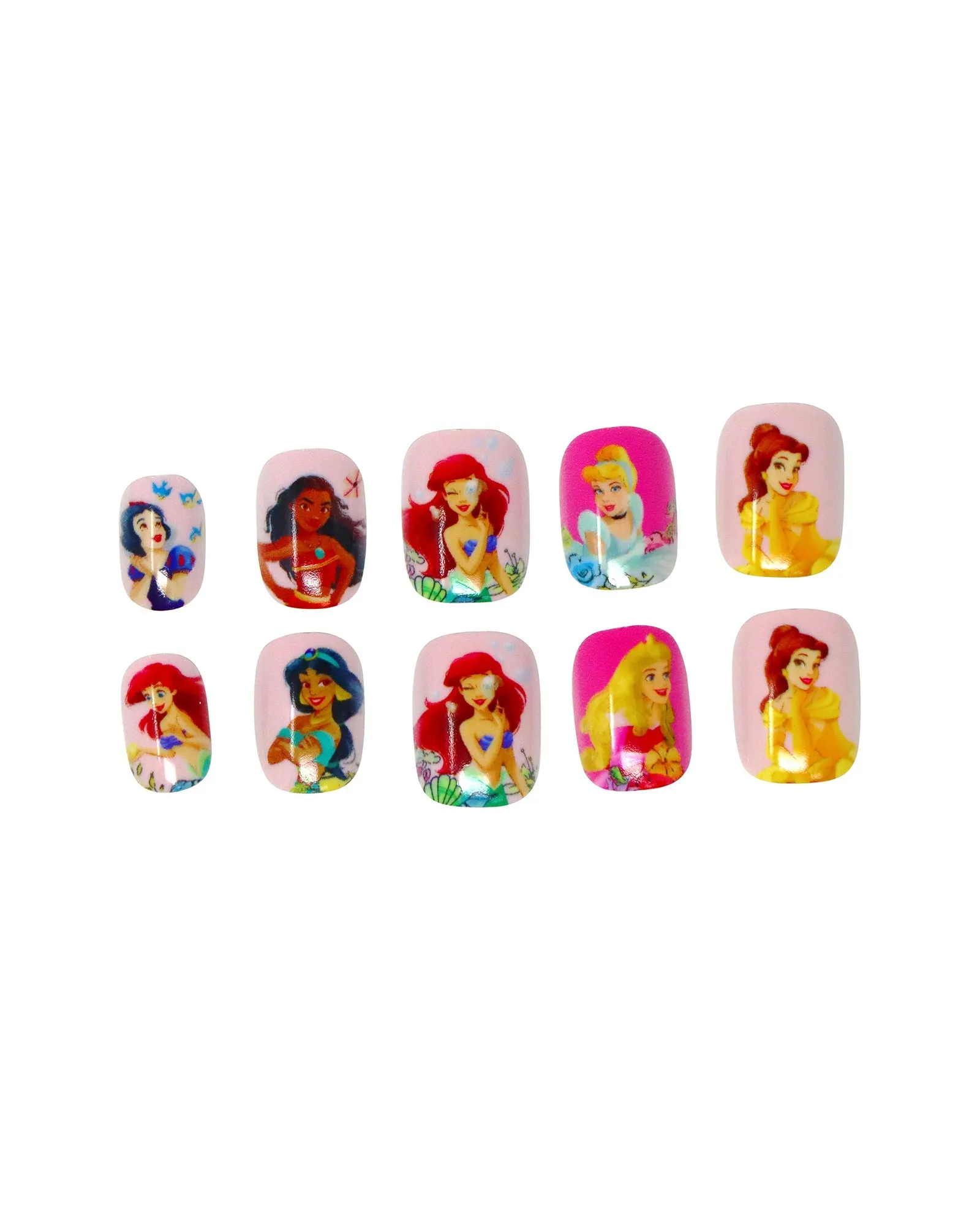 Pink Poppy Disney Press On Nails