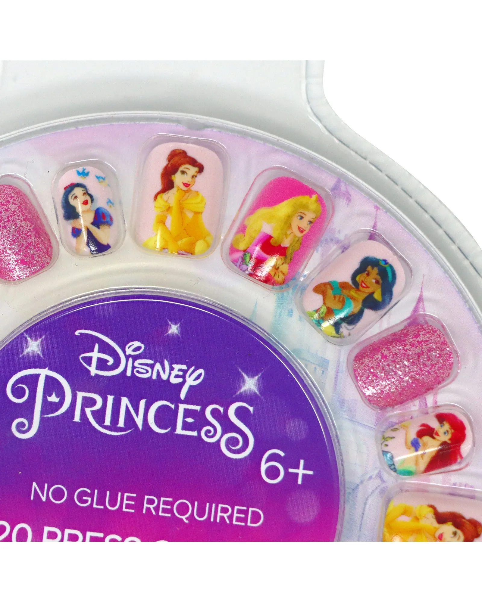 Pink Poppy Disney Press On Nails