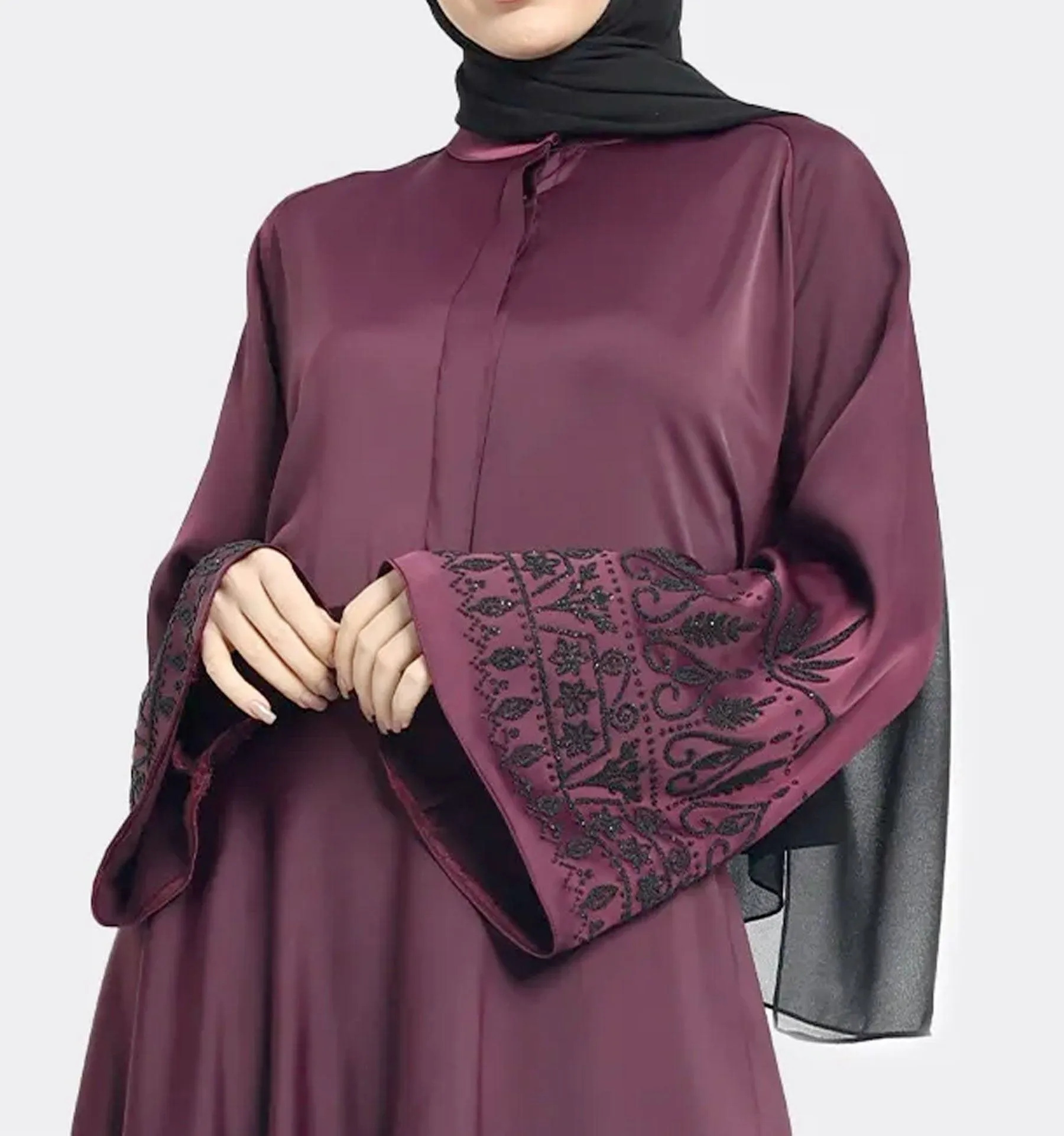 Plum Anya Abaya