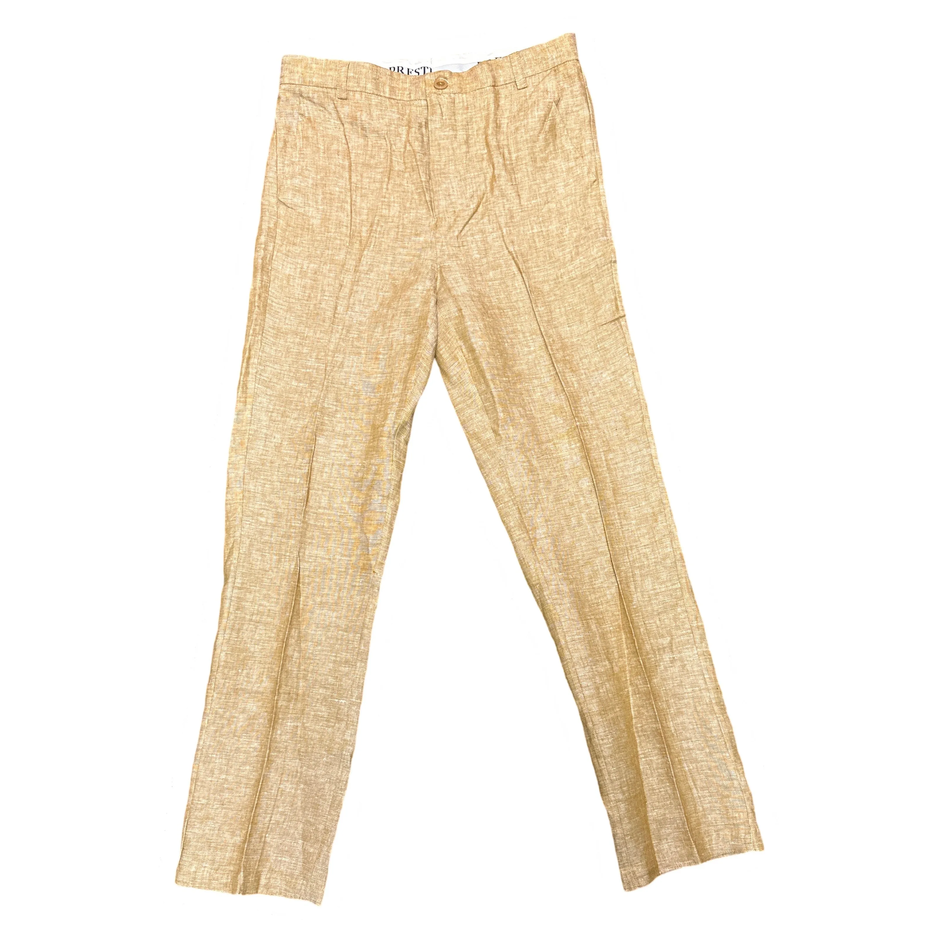 Prestige Khaki High End Linen Pants