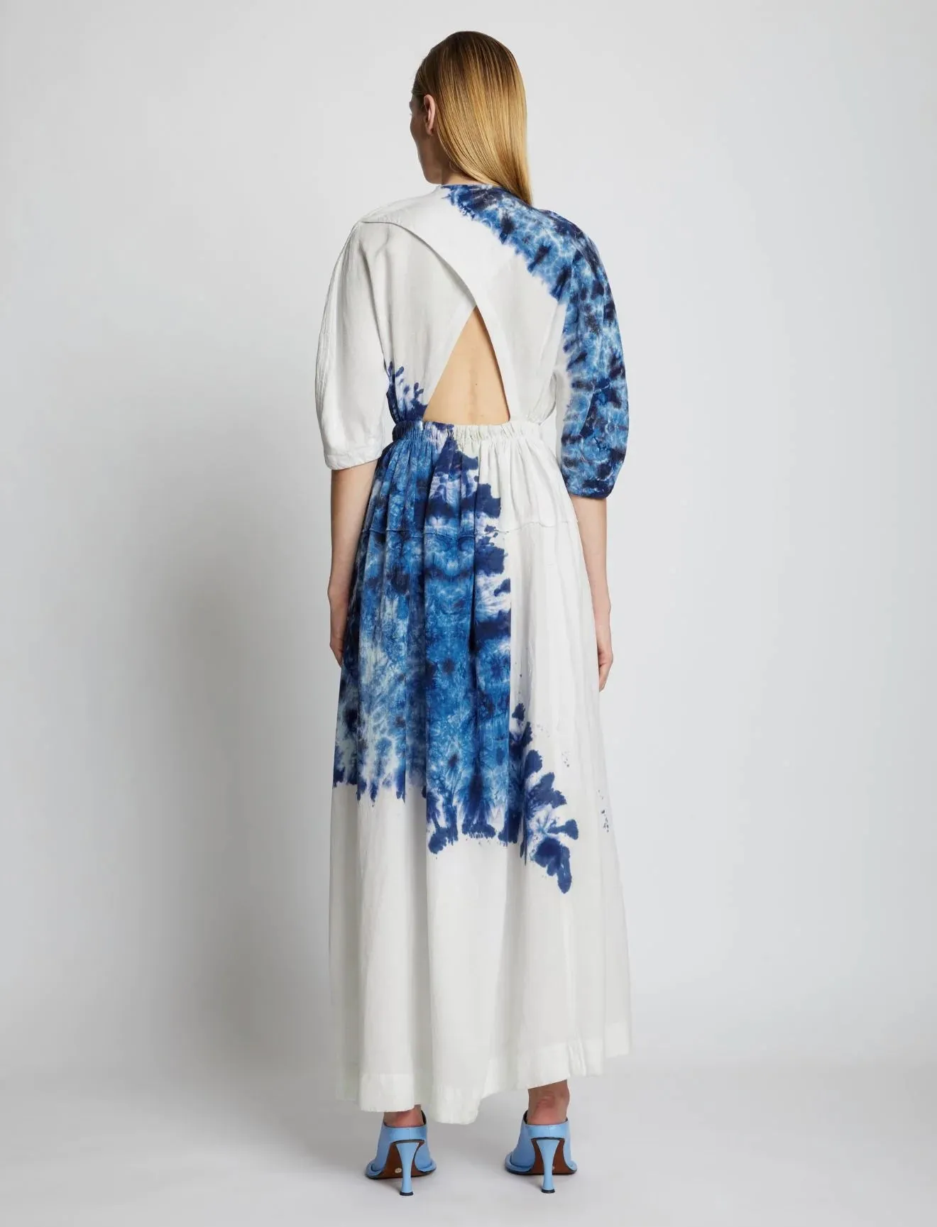 Proenza Schouler Tie Dye Linen Viscose Dress