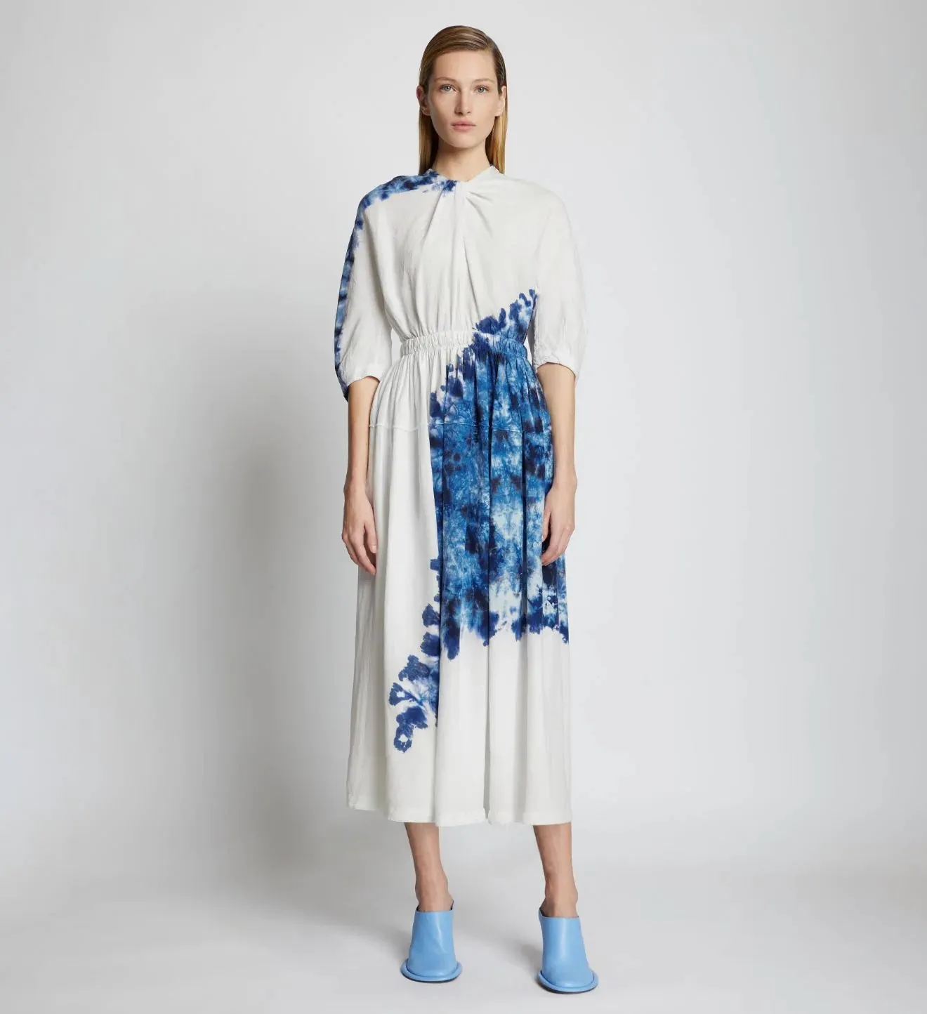 Proenza Schouler Tie Dye Linen Viscose Dress