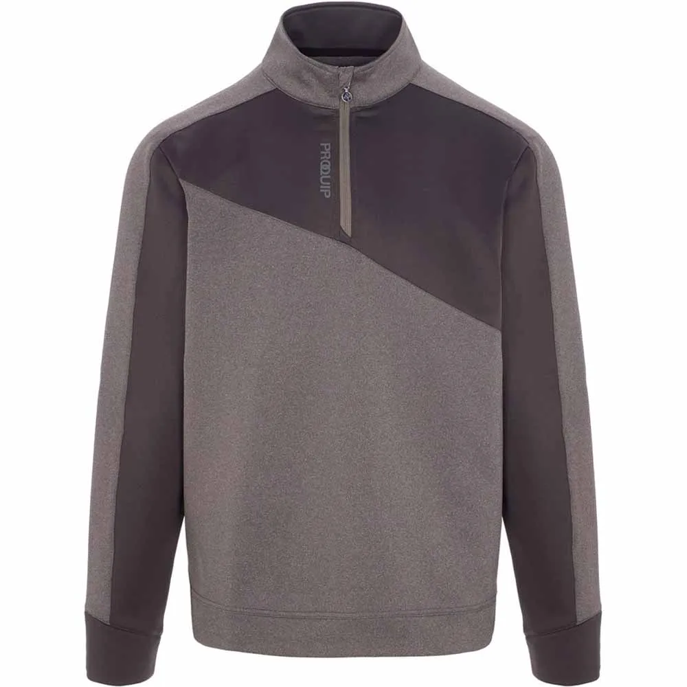 ProQuip Levante Midlayer Sweater - Mid Grey