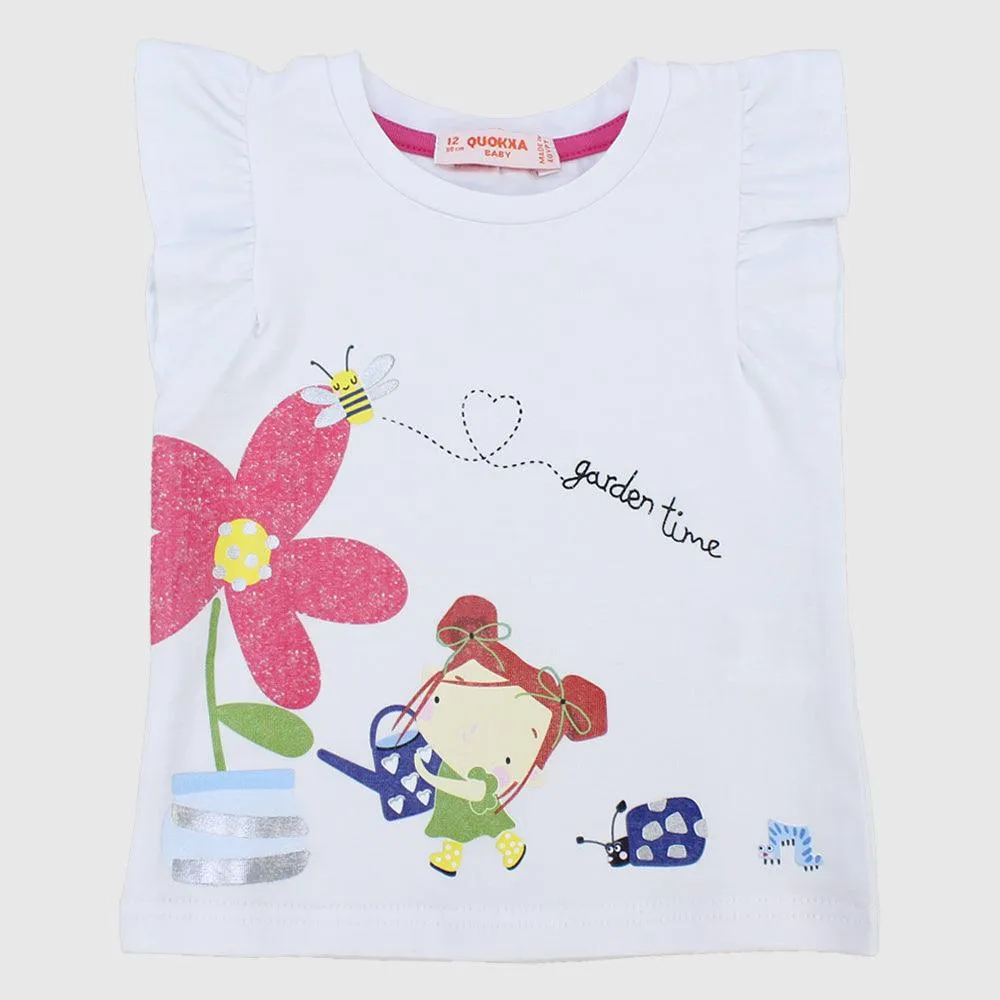 "Garden Time" Sleeveless T-Shirt