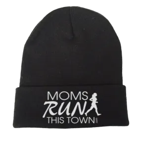 Reflective Knit Beanie - Moms Run This Town